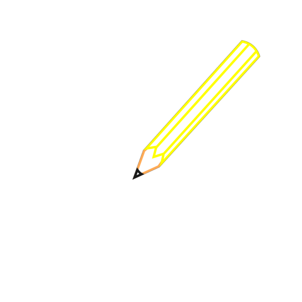 Pencil Outline PNG Clip art