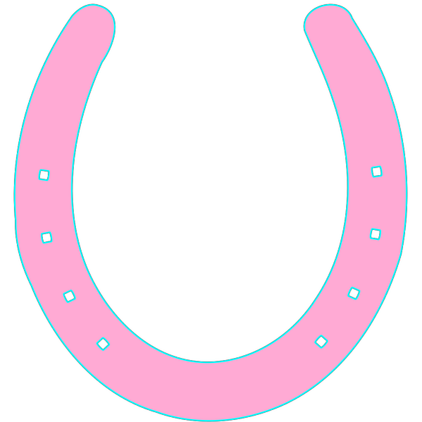 Horse Shoe Outline PNG Clip art