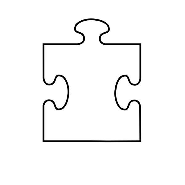 Jigsaw White Puzzle Piece Large PNG Clip art