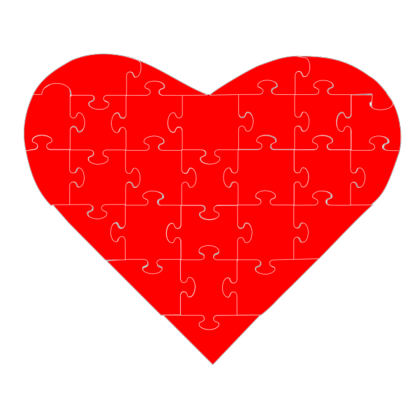 Heart Puzzle PNG Clip art