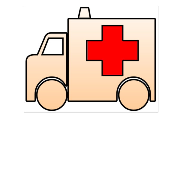 Ambulance Cutout PNG Clip art