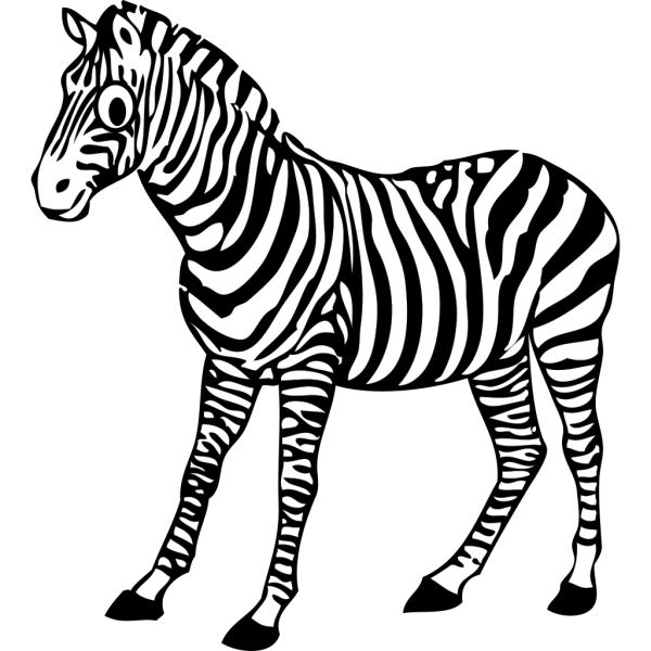 Letter M Zebra Style PNG images