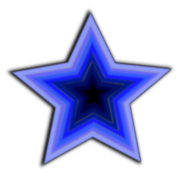 Scribbled Star PNG Clip art