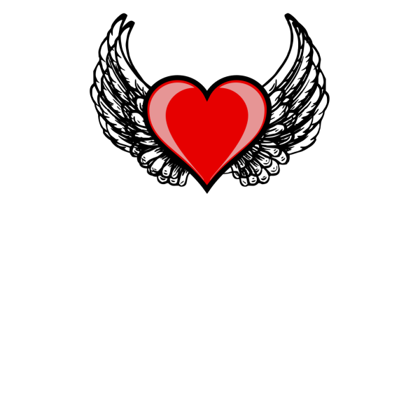 Heart Wing Logo PNG Clip art