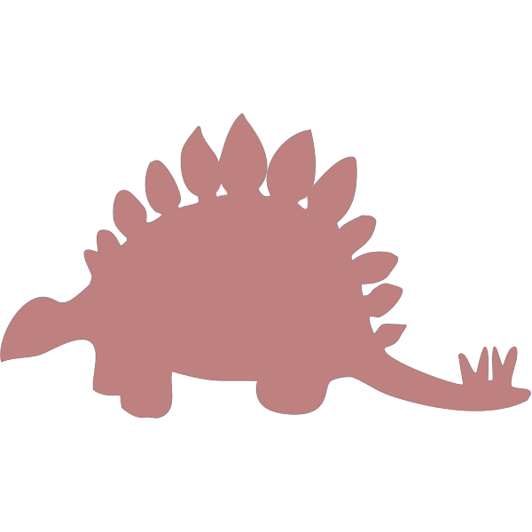 Stegosaurus Silhouette PNG Clip art