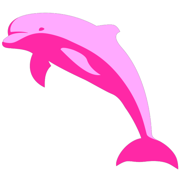 Pink Dolphin PNG Clip art