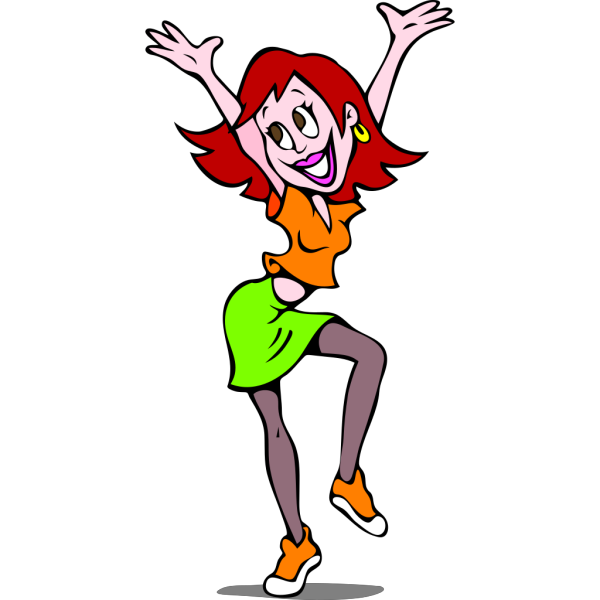 Red Haired Girl PNG Clip art