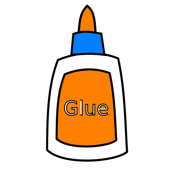 Color Glue Bottle PNG Clip art