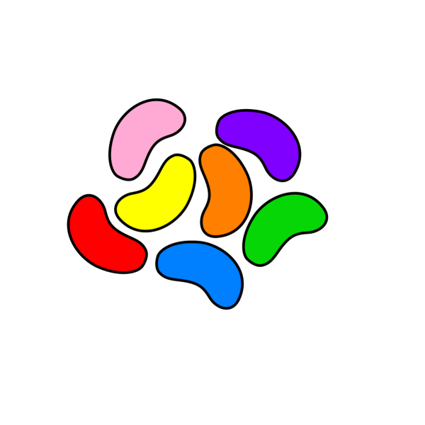 Colorful Jelly Beans PNG images