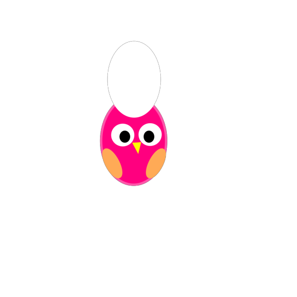 Pink Owl Olivia Birthday PNG Clip art