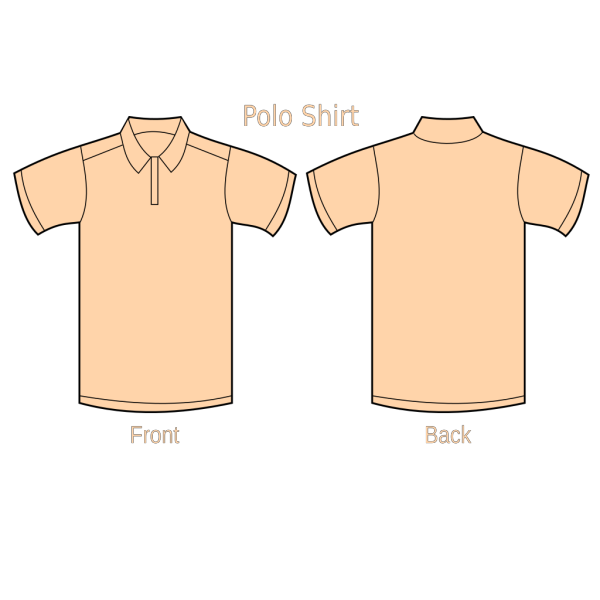Polo Shirt Beige PNG images