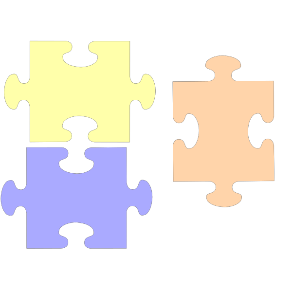 Puzzle Complete No Lines PNG Clip art