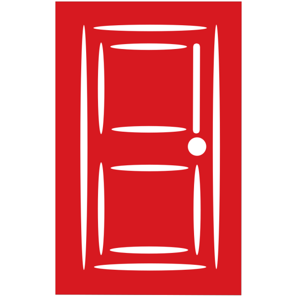 Sign Push The Door PNG images
