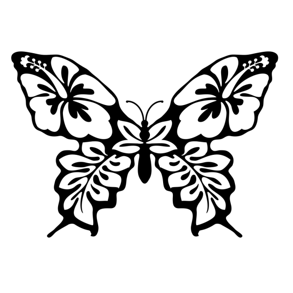 Butterfly Flower PNG Clip art