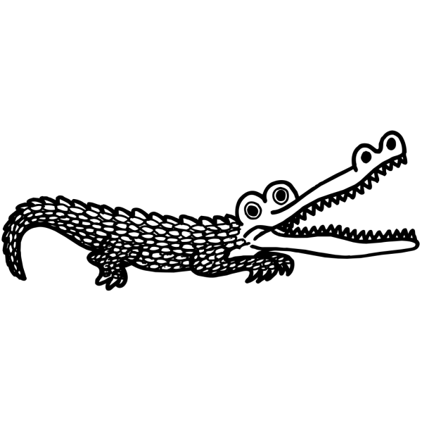 Alligator Art PNG Clip art