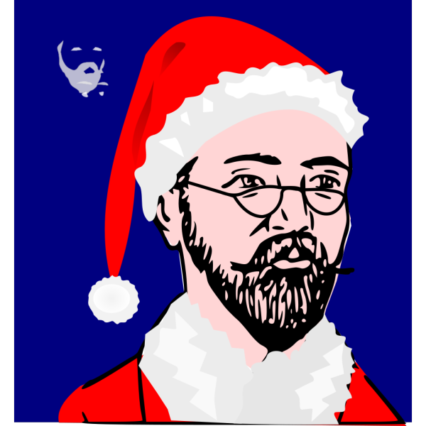 Santa Clause And Ruldoph PNG Clip art