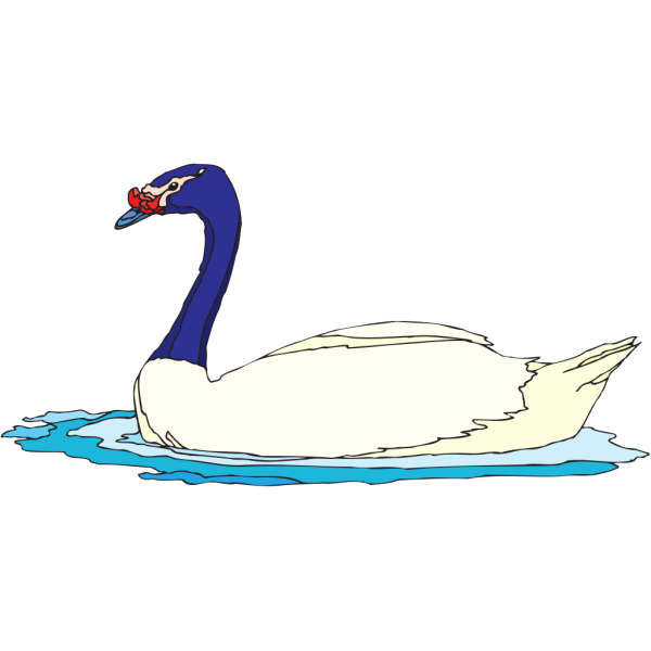 Swimming Goose PNG Clip art
