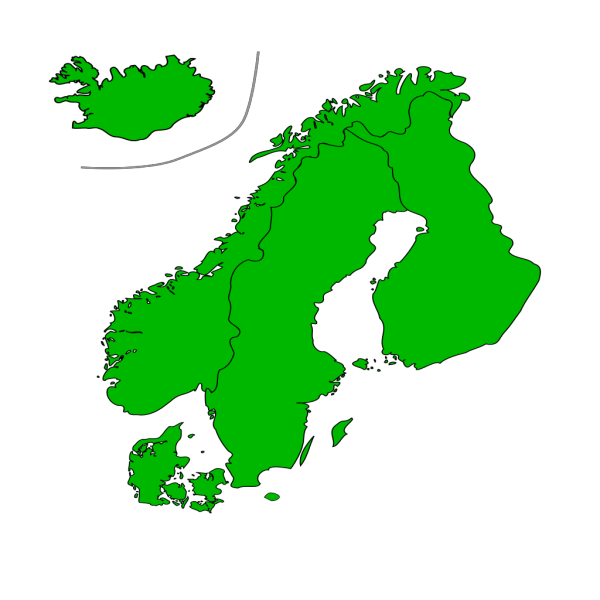 Map Of Scandinavia PNG Clip art