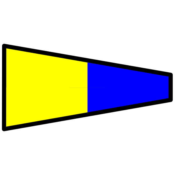 International Maritime Signal Flag 5 PNG Clip art