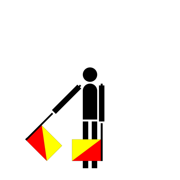 Naval Semaphore Flag A PNG Clip art
