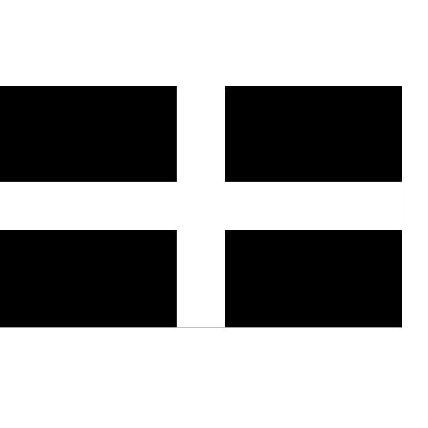 Flag Of Uk Kernow Cornwall PNG Clip art