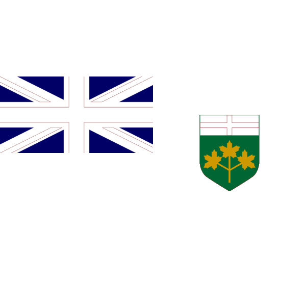 Flag Of Ontario Canada PNG Clip art