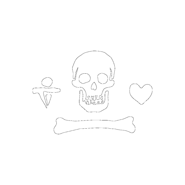 Pirate Flag Stede Bonnet PNG Clip art