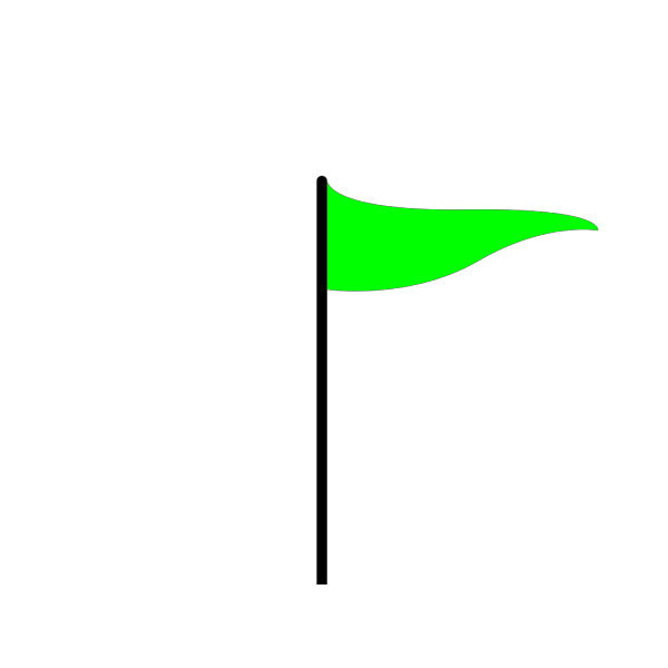 Green Flag PNG Clip art
