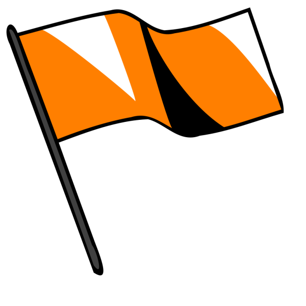 Orangeflag PNG Clip art