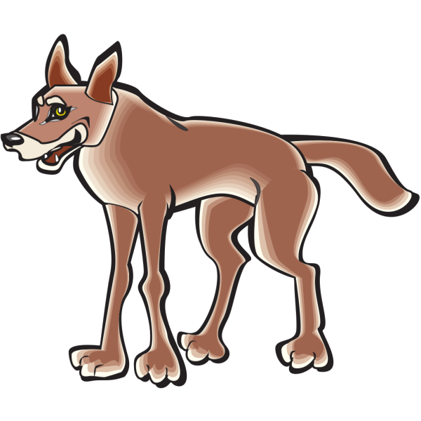 Coyote Cartoon PNG Clip art