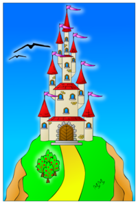 Castle On The Hill PNG Clip art