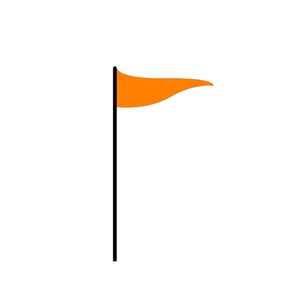 Orange Flag PNG Clip art