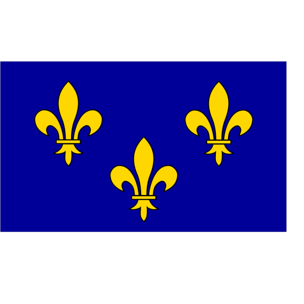 Flag Of The Ile De France PNG Clip art