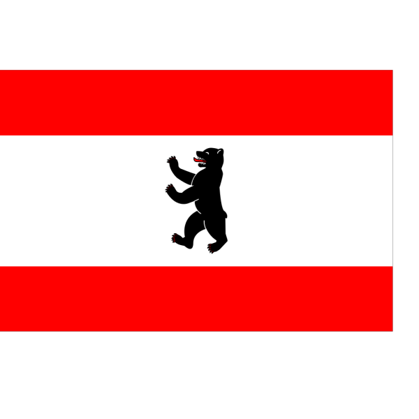 Flag Of Berlin PNG Clip art