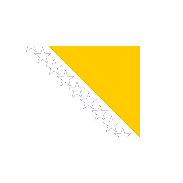 Flag Of Bosnia And Herzegovina PNG Clip art