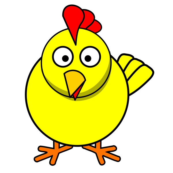 Green And Yellow Chicken PNG Clip art