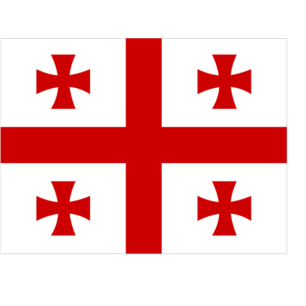 Flag Of Georgia PNG Clip art