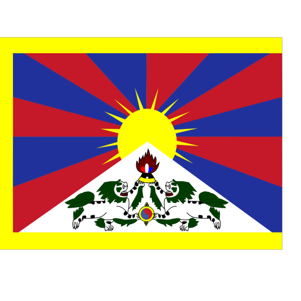 Flag Of Tibet PNG Clip art