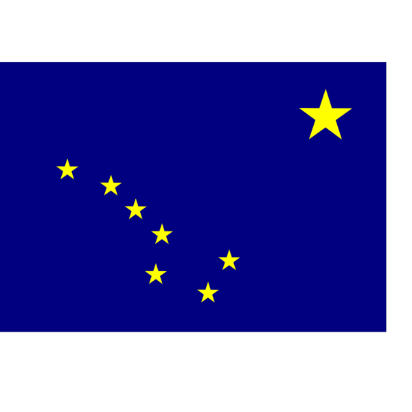 Flag Of Alaska PNG Clip art