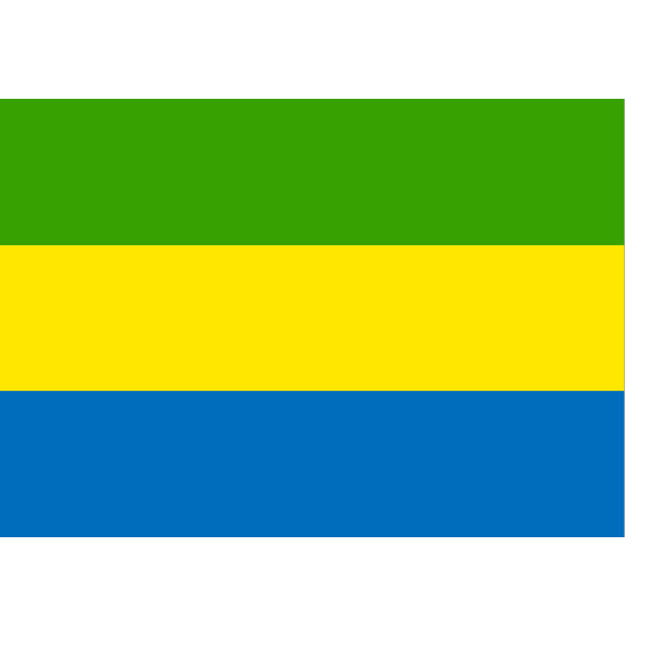 Flag Of Gabon PNG Clip art