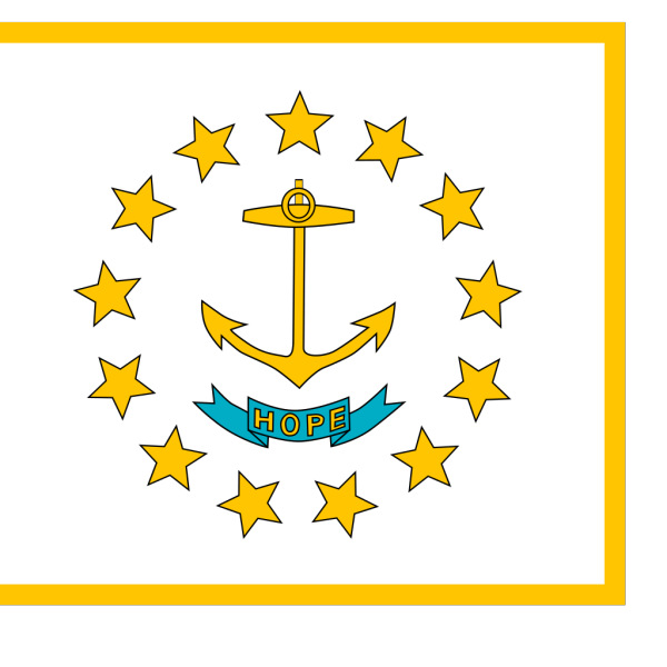 Flag Of Rhode Island PNG Clip art
