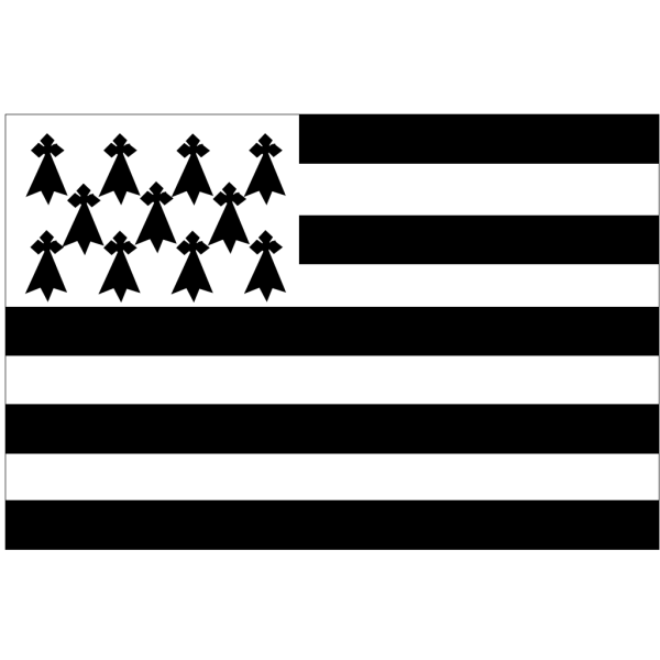Flag Of Brittany PNG Clip art