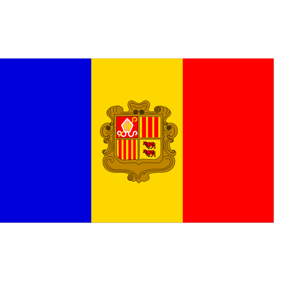 Flag Of The Principality Of Andorra PNG Clip art