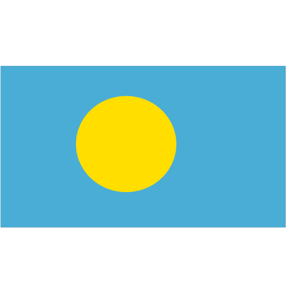 Flag Of Palau PNG Clip art