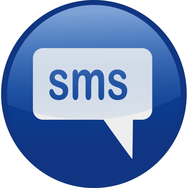 Blue Sms Icon PNG Clip art