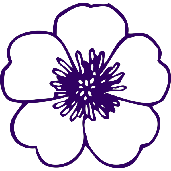Purple Flower 5 PNG Clip art