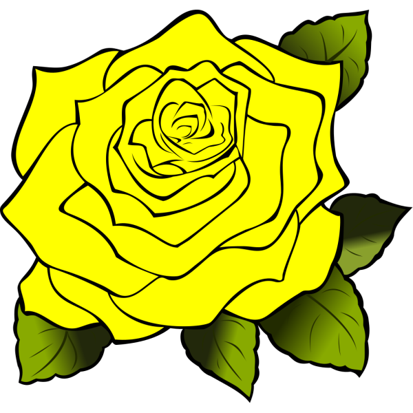 Yellow Rose PNG Clip art
