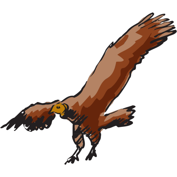 Flying Vulture PNG Clip art