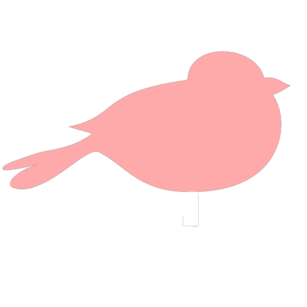 Pink Bird Art PNG Clip art