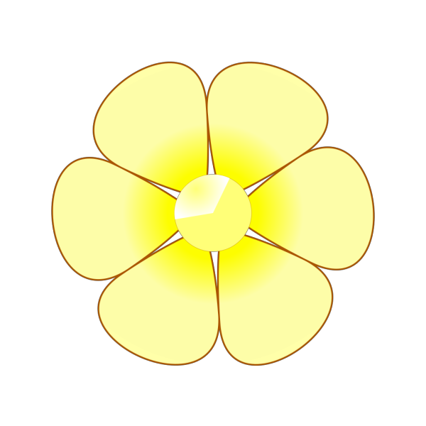 Yellow Flower PNG Clip art